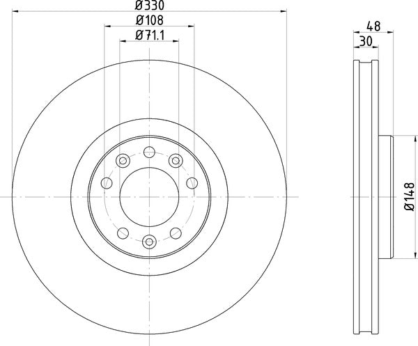Mintex MDC2774 Brake Disc