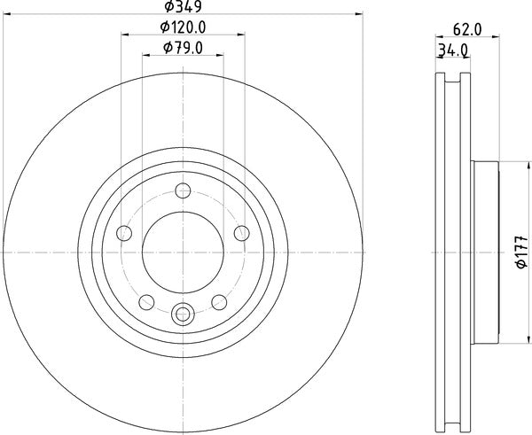 Mintex MDC2902C Brake Disc