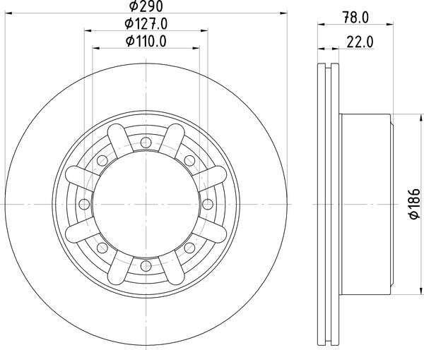 Mintex MDC2975C Brake Disc