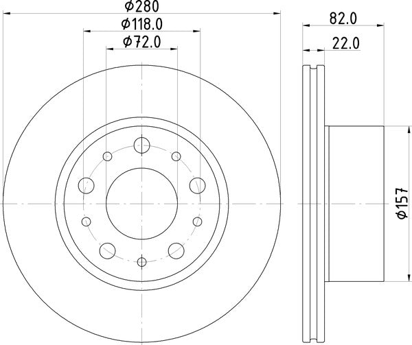 Mintex MDC3170C Brake Disc