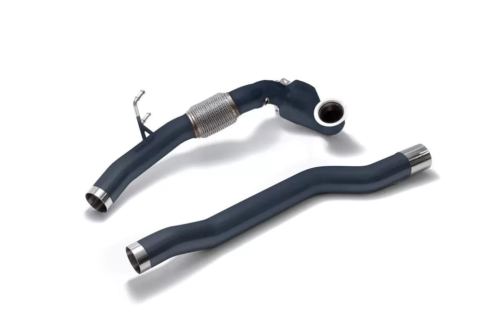 Ceramic Coated Sport Cat-Pipe with 200 CSPI Catalytic Converters Secondary Downpipe for Audi TT MK3 8S | ML Performance Car Parts