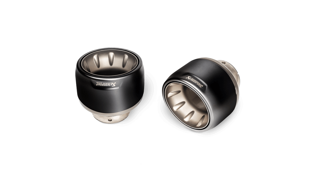 Akrapovič Porsche 718 Titanium Tail Pipe Set (Cayman GT4 & Boxster Spyder) - ML Performance EU