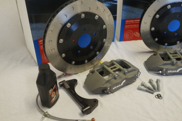 Alcon F97Y01-07F7E-CR Club Race: Front Brake Kit: Evo IV - IX