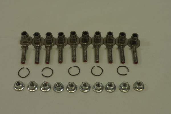 Alcon BBK3025X005.10 Replacement Disc Mounting Hardware Kit (Version 2 Discs with 10 x Square Bobbins)