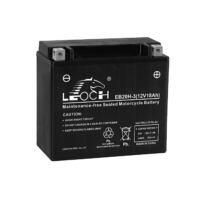 Leoch AGM Motorcycle Battery EB20H-3 | ML Performance EU