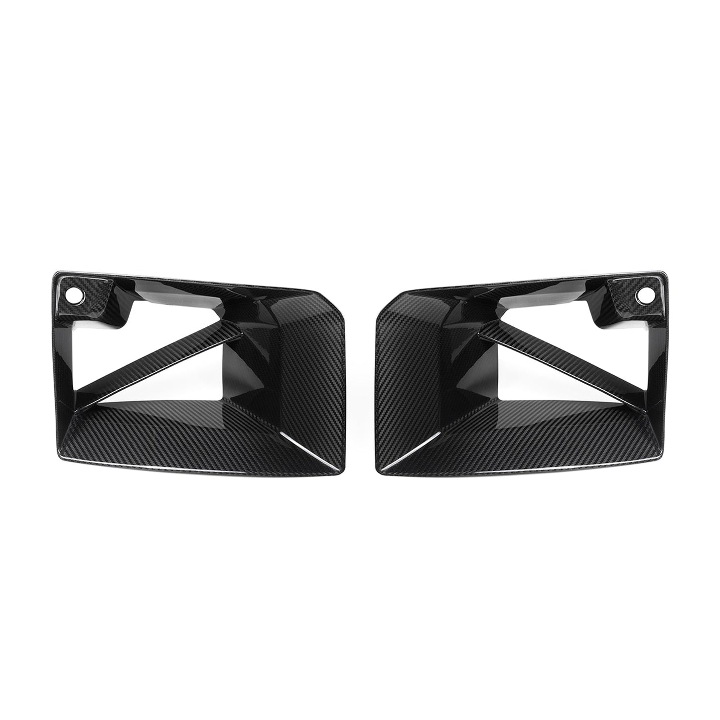 MHCP-G87-CF-FD001 BMW M2 G87 Performance Style Front Ducts In Pre Preg Gloss Carbon Fibre (G87) | ML Performance Car Parts