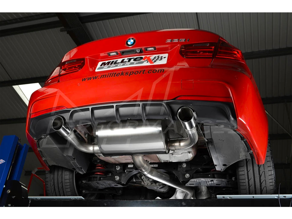 MillTek BMW N20 3" Full Exhaust System 3 Series F30 328i M sport - ML Performance EU
