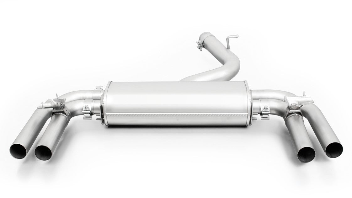 Remus 047013 1500 Audi 8V S3 Rear Exhaust Silencer for L/R System with 2 Integrated Valves - ML Performance UK