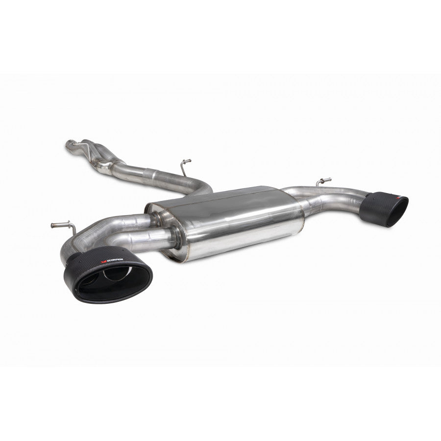 Scorpion SAUS080CF Non-res Cat/gpf-back System Without Valves