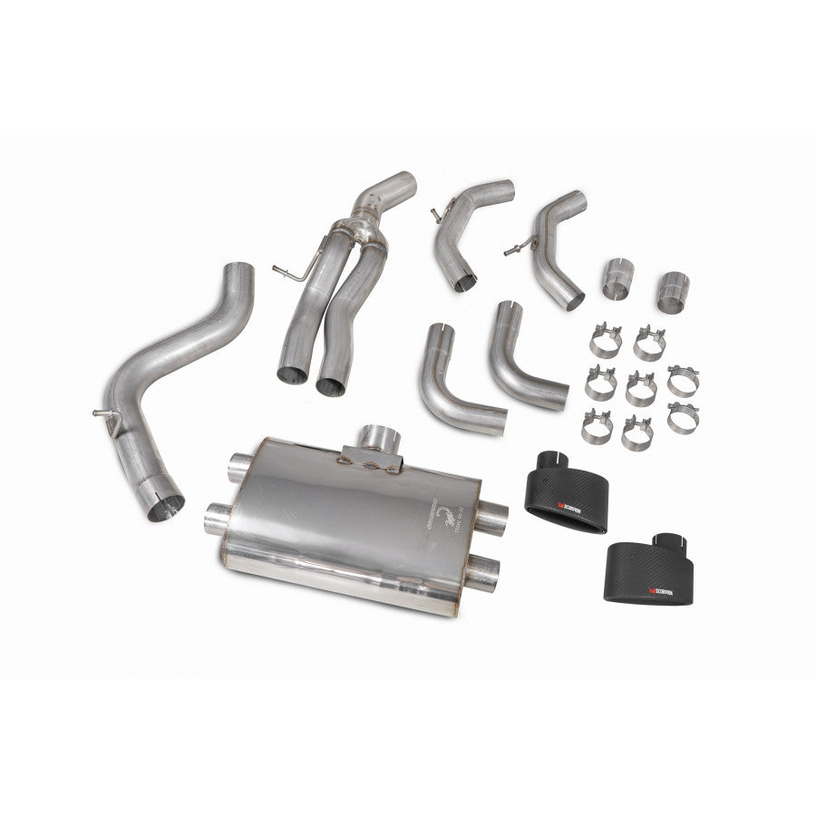 Scorpion SAUS080CF Non-res Cat/gpf-back System Without Valves