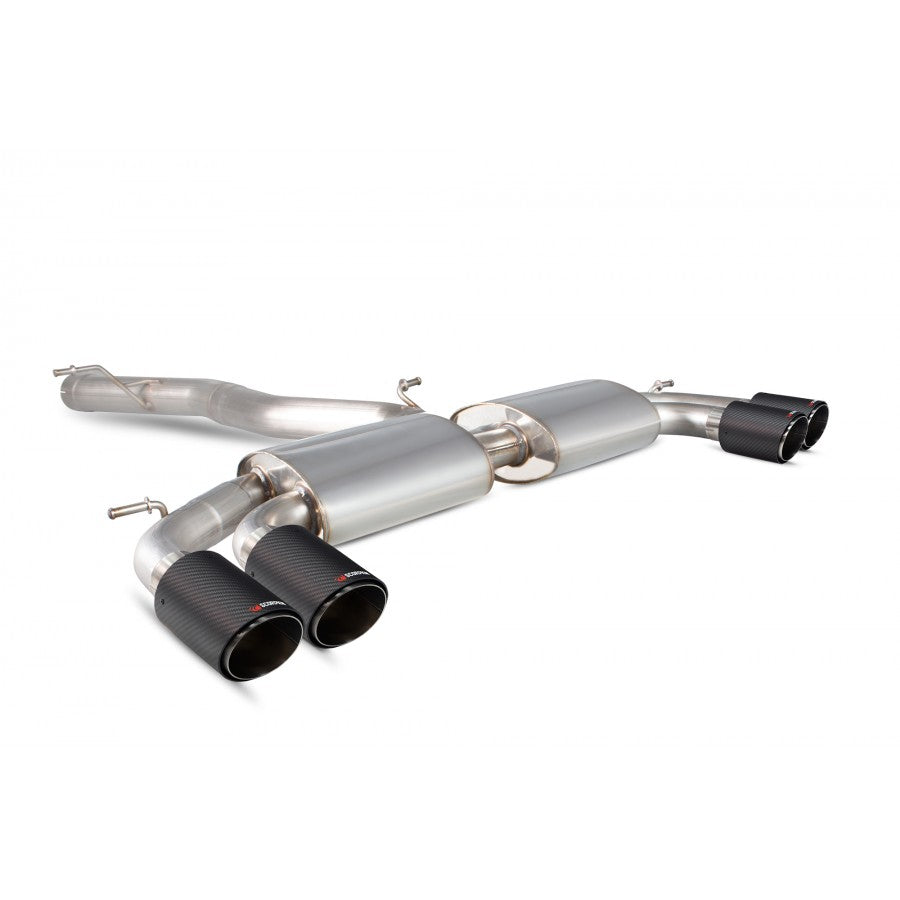 Scorpion SAUS091CF Non-resonated Gpf-back System With No Valves