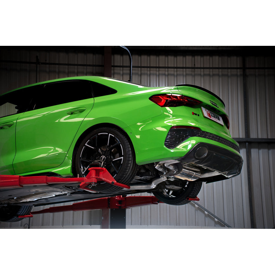 Scorpion SAUS115CF Non-resonated Cat/gpf-back System With Elec Valves