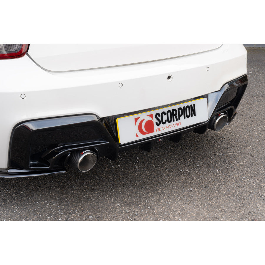 Scorpion SBMS106CF Non-resonated Cat-back System Without Valve