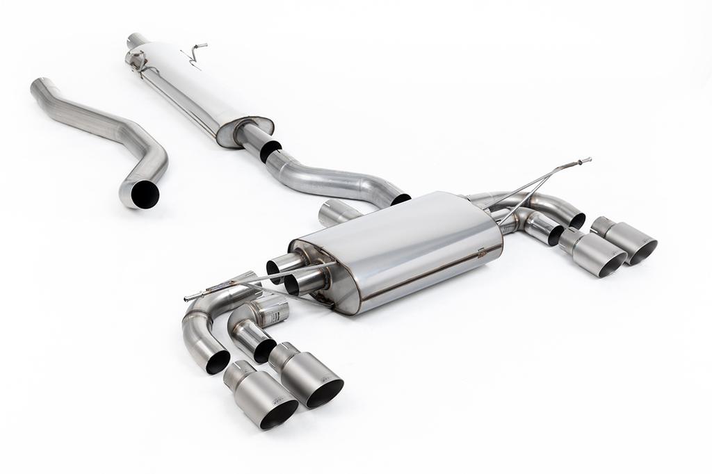 MillTek-SSXLR216-Particulate Filter-back OPF/GPF Back System with GT-90 Titanium Trims - ECE Approved | ML Performance Car Parts