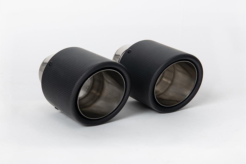 MillTek-SSXTY178-Secondary Cat-back Resonated (quieter). Carbon Fibre Tips - ECE Approved | ML Performance Car Parts