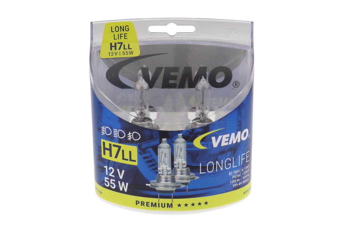 VEMO V99-84-0002LL Bulb, Headlight | ML Performance Car Parts