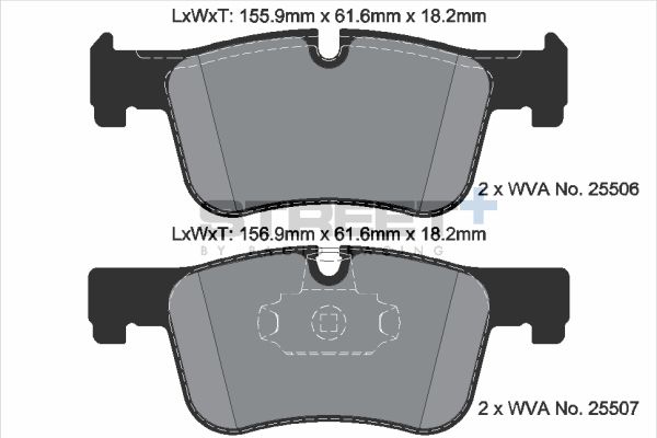 PAGID Racing T8119SP2001 STREET+ Brake Pads