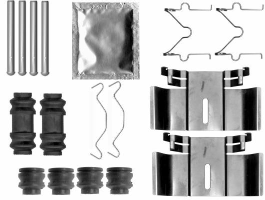 TEXTAR 82544700 Brake Pad Fitting Kit