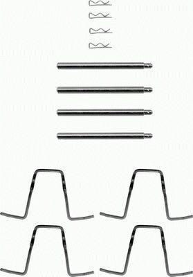 TEXTAR 82018700 Brake Pad Fitting Kit
