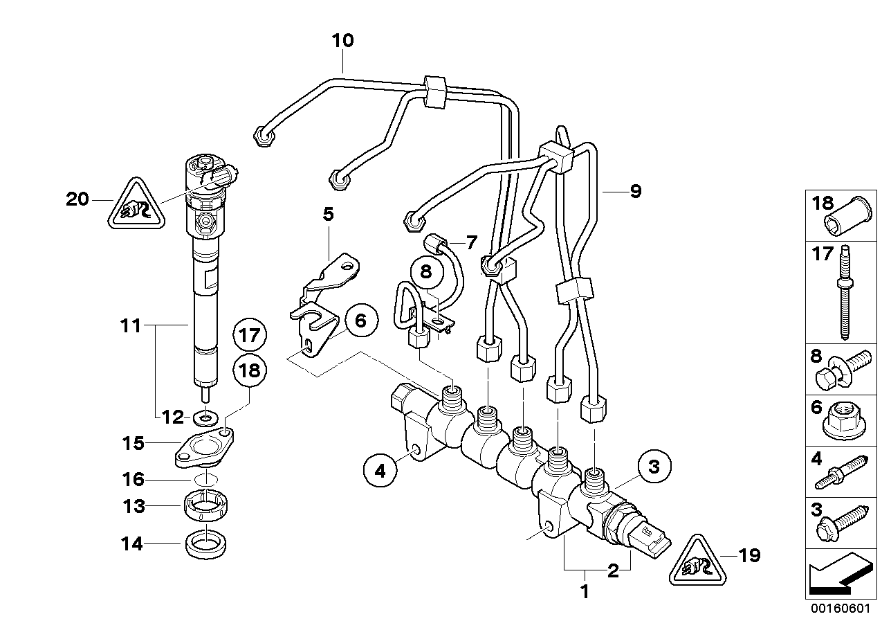Genuine BMW 13537804982 Flange | ML Performance EU Car Parts