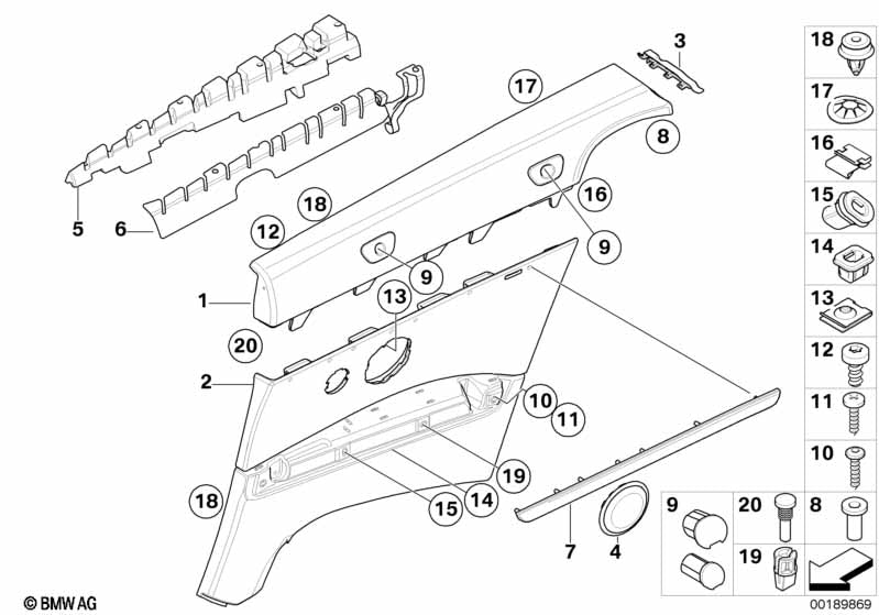 Genuine BMW 51439150344 Set Plug SCHWARZ | ML Performance US Car Parts