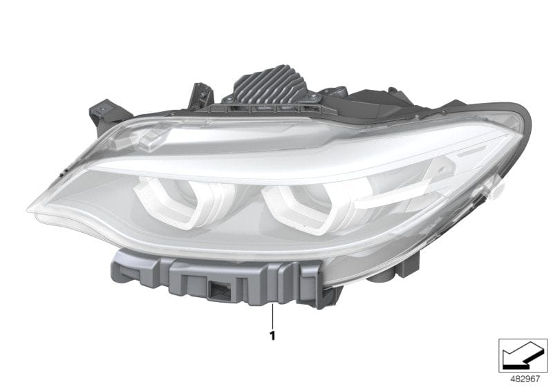 Genuine BMW 63117469783 Headlight, Led, Ahl, High, Left | ML Performance EU Car Parts