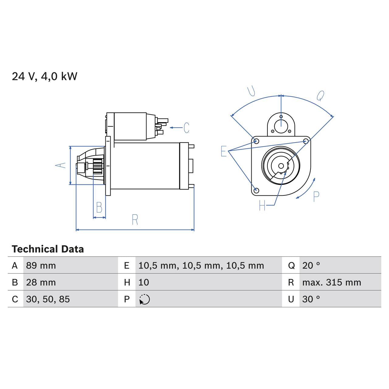 BOSCH 0986023210 Starter