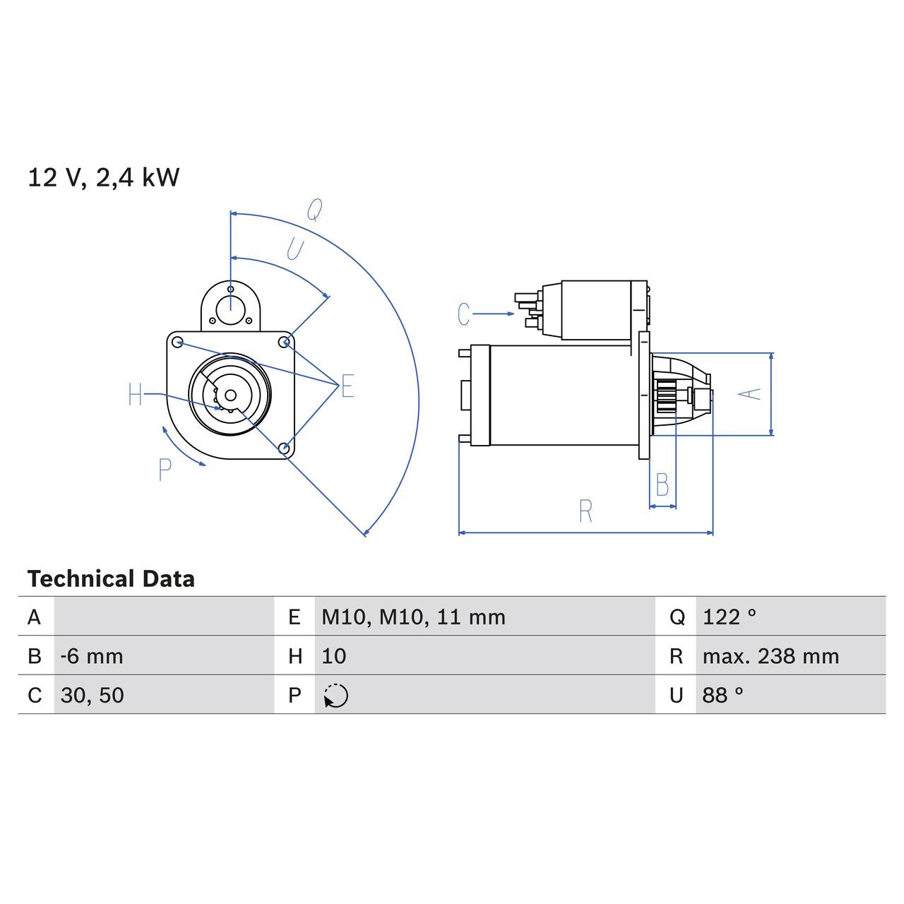 BOSCH 0986024220 Starter