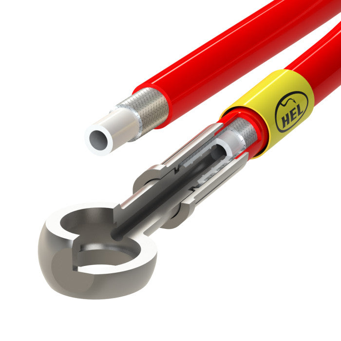 HEL Performance CALCONV-009 Front Caliper Conversion Brake Lines Stainless Steel Braided | ML Performance Car Parts