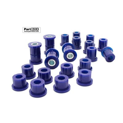 SuperPro KIT110K Daihatsu F20-50-60 1976-1985 Front and Rear Leaf Spring - Bushing Kit