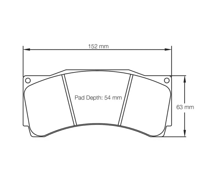 Pagid S1539T5EB01 Brake Pad S1539 RST 5E (bedded)