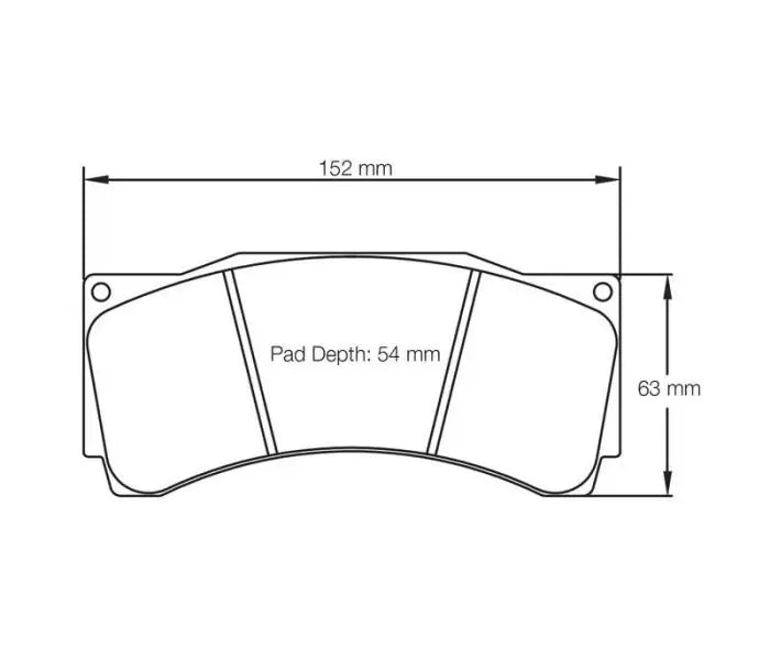 Pagid S1539RSX001 Brake Pad S1539 RSX