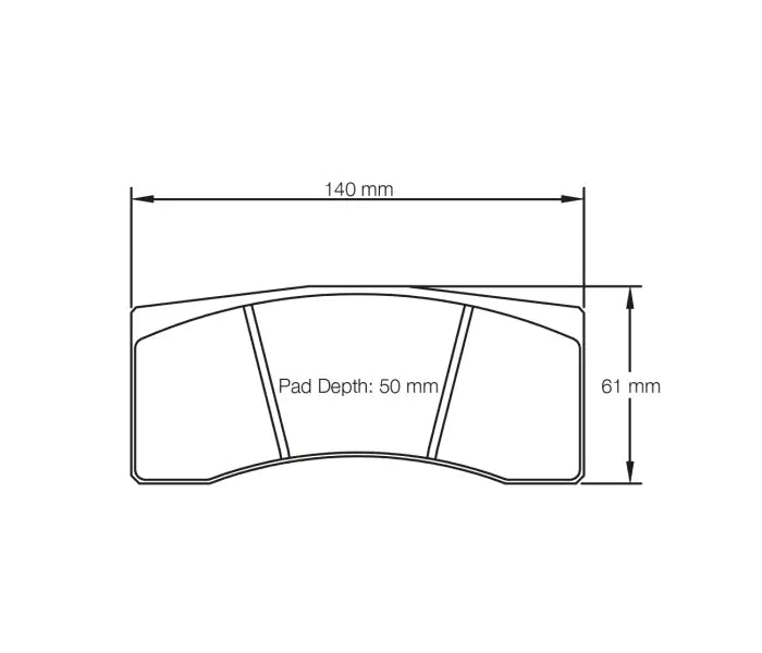 Pagid S1619L01B01 Brake Pad S1619 RSL 1 (bedded)