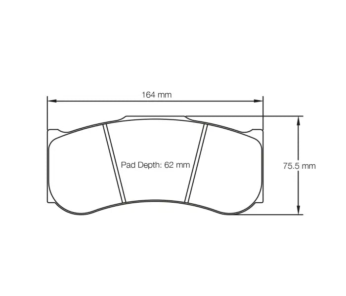 Pagid S2019T5EB01 Brake Pad S2019 RST 5E (bedded)