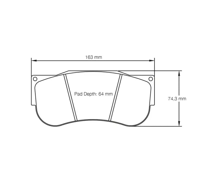 Pagid S2560L1E001 Brake Pad S2560 RSL 1E