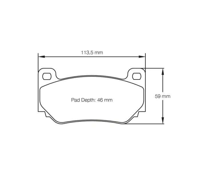 Pagid S4349T2EB01 Brake Pad S4349 RST 2E (bedded)