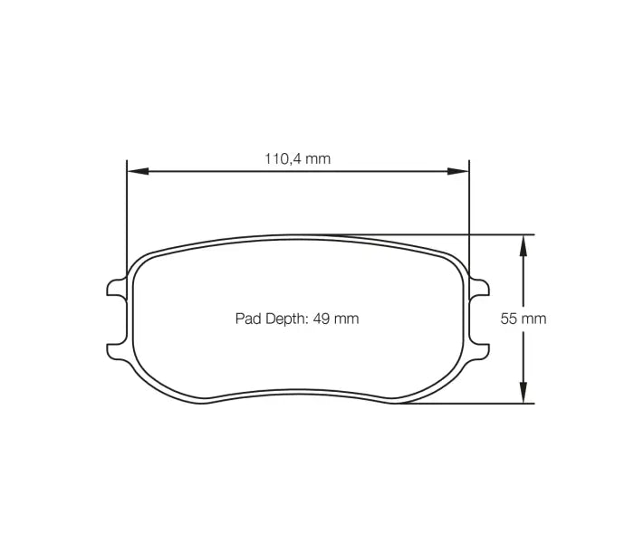 Pagid S4929T03B01 Brake Pad S4929 RST 3 (bedded)