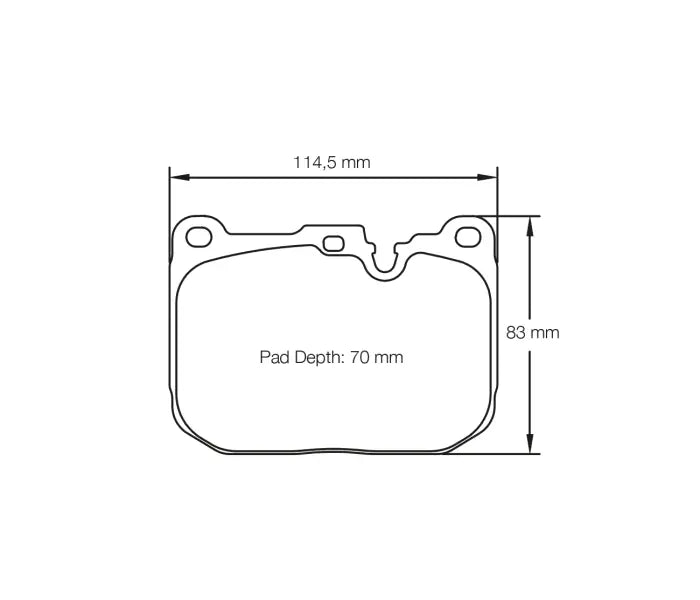 Pagid S4931L01B01 Brake Pad S4931 RSL 1 (bedded)
