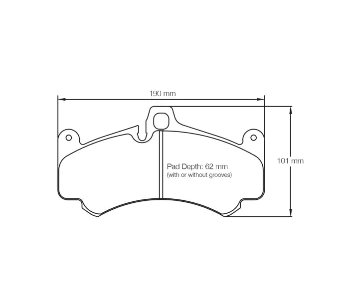 Pagid S8003L1EB01 Brake Pad S8003 RSL 1E (bedded)