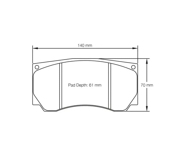 Pagid S8033T01B01 Brake Pad S8033 RST 1 (bedded)