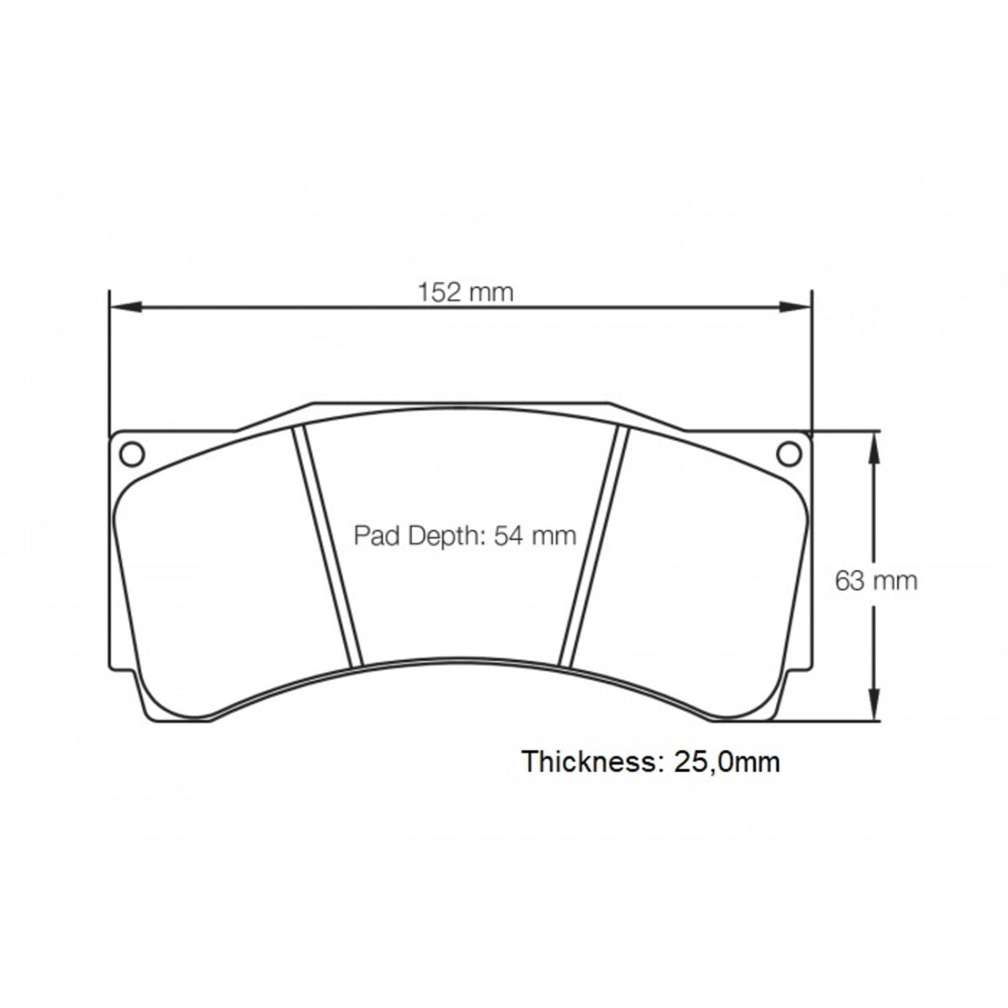 Pagid S1539T05001 Raceblok Set RST5