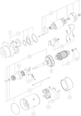 Mahle MS139 - Starter