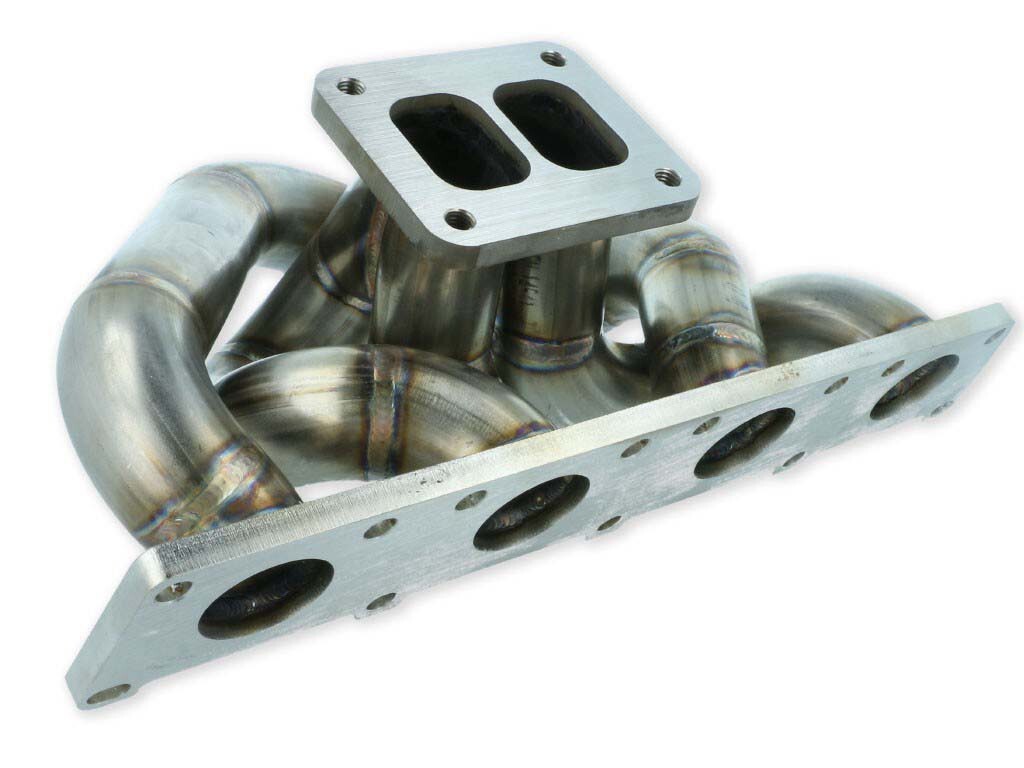 Turbozentrum 456350 Tube Exhaust Manifold VAG 1.8T 20V transverse T25-flange no WG - Stainless Steel