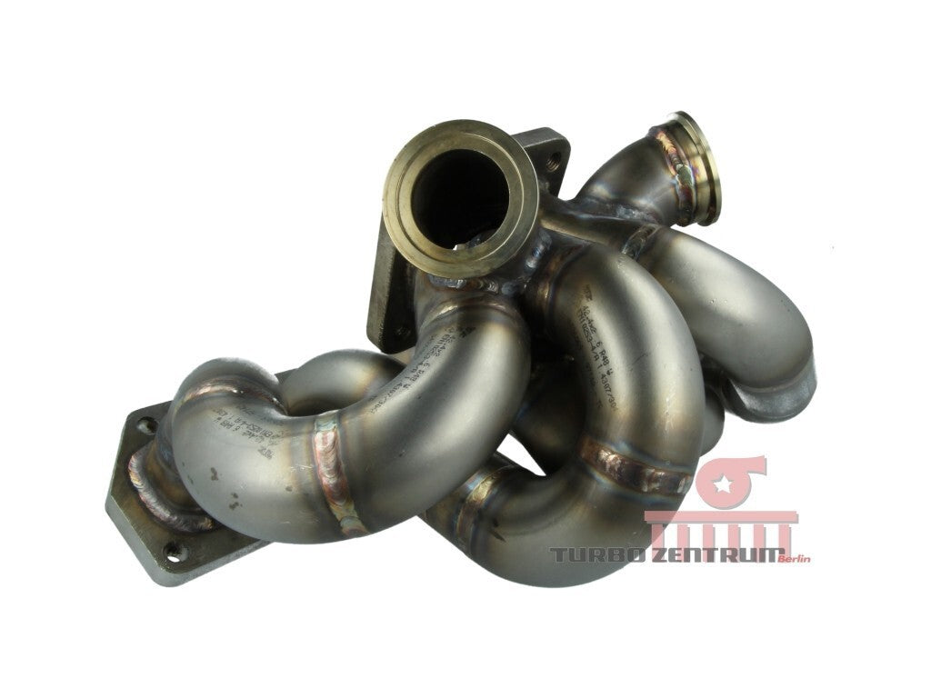 Turbozentrum 428500 Turbo Manifold VAG R32 / V6 24V Twinscroll T4-flange 2x MV-S WG.-port - Stainless Steel