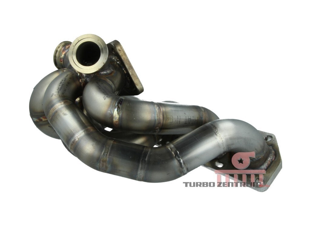 Turbozentrum 428500 Turbo Manifold VAG R32 / V6 24V Twinscroll T4-flange 2x MV-S WG.-port - Stainless Steel