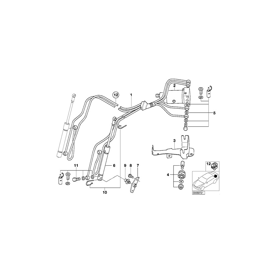 Genuine BMW 54348234322 E52 Hydraulic System (Inc. ALPINA V8 & Z8) | ML Performance EU Car Parts
