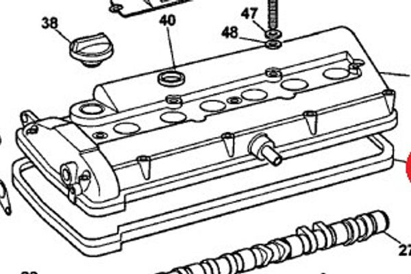 Aston Martin 07-80083 Cam Cover Gasket | ML Performance EU Car Parts