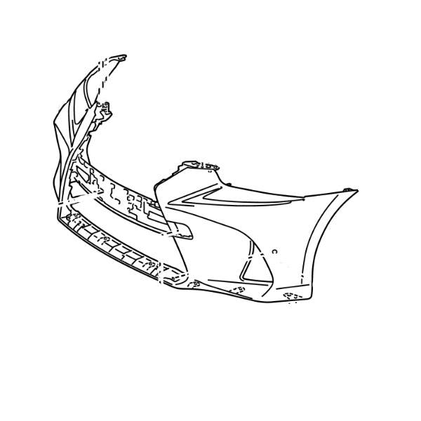 Genuine Lexus 52119-5E953 IS Phase 3 Executive Front Bumper (First Face Lift)