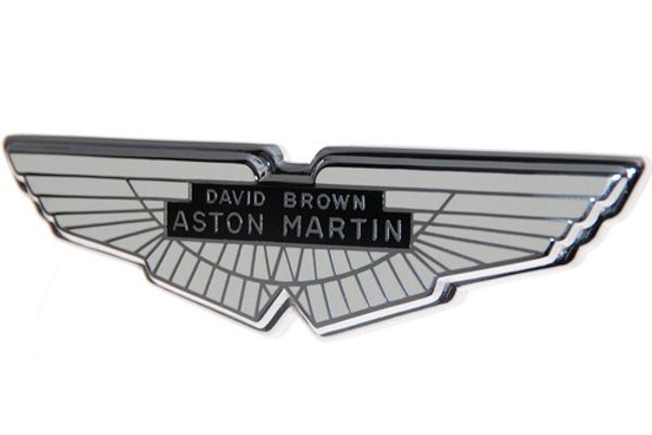 Aston Martin 030-004-0035S David Brown Bonnet & Boot Badge (Silver) | ML Performance EU Car Parts