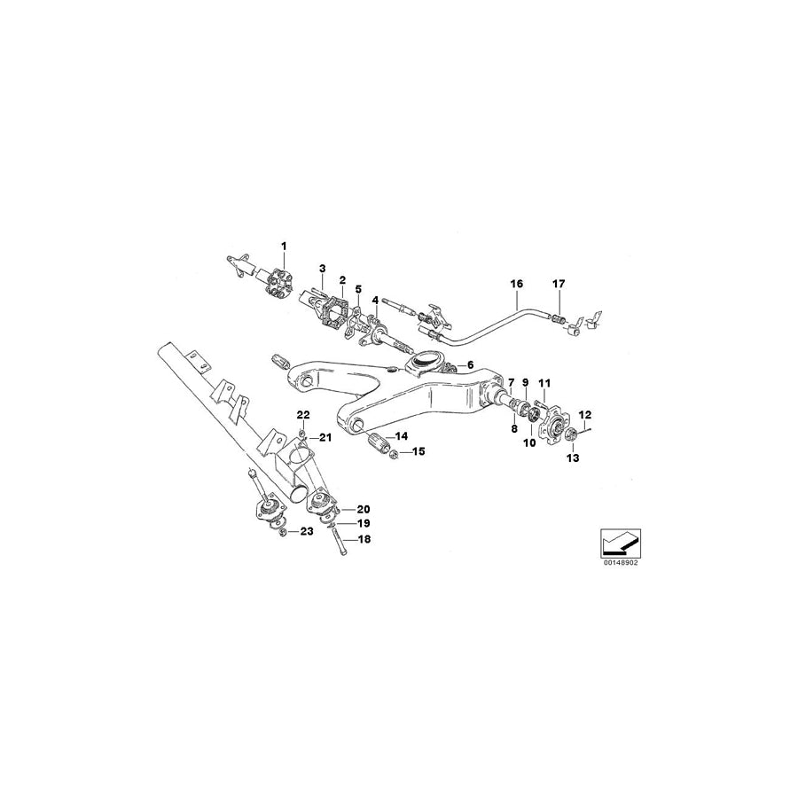 Genuine BMW 07119945045 Split Pin 4X40 (Inc. 700LS, 700LSL & 700) | ML Performance EU Car Parts